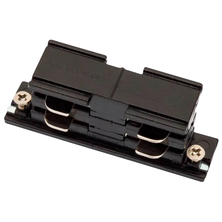 Steckverbinder "SPS2" für 3-Phasen-Schienensystem, gerade, schwarz