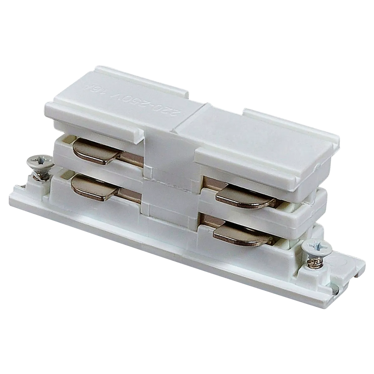 Steckverbinder "SPS2" für 3-Phasen-Schienensystem, gerade, weiß