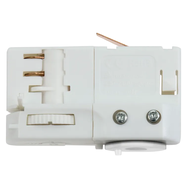 Leuchten-Adapter "SPS2" für 3-Phasen-Schienensystem, weiß