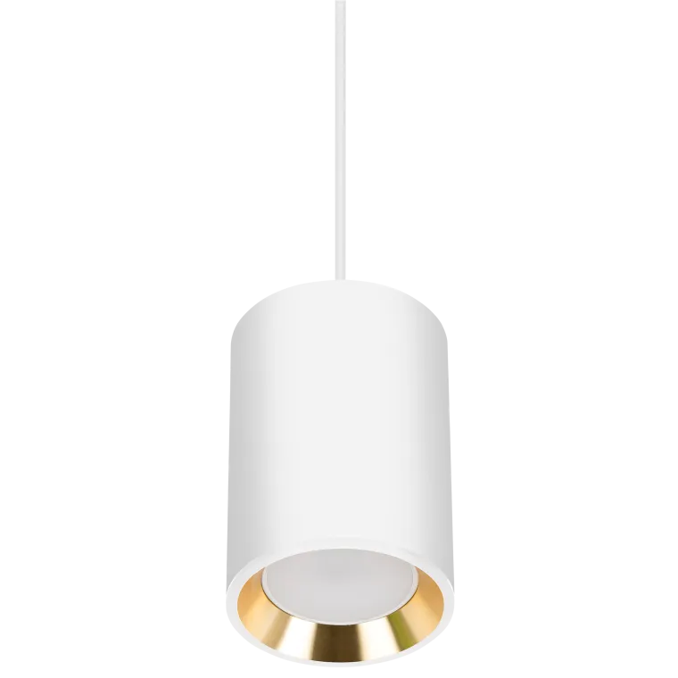 GU10 Strahler "Chloe Mini", 250V, IP20, 70x100mm, weiß/gold