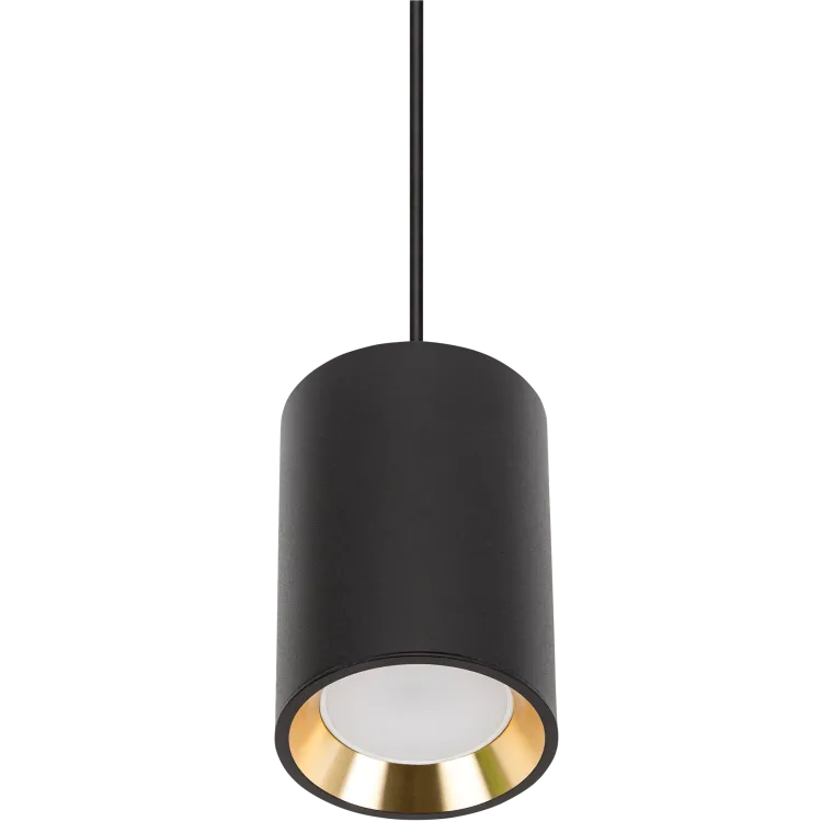 GU10 Strahler "Chloe Mini", 250V, IP20, 70x100mm, schwarz/gold