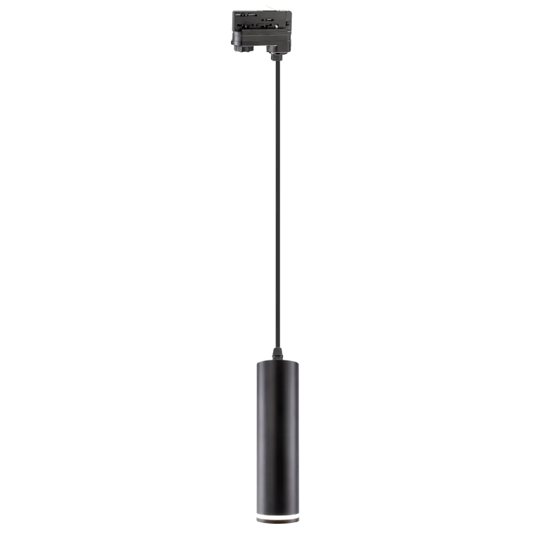 GU10 Strahler "Madara Mini Ring", 230V, IP20, 55x200mm, inkl. 1m Kabel, schwarz