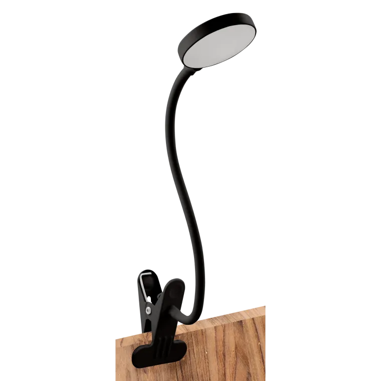 LED-Klemmleuchte EINLICHT "Halo" 3,3W, 438lm, step-dimmbar, warmweiß