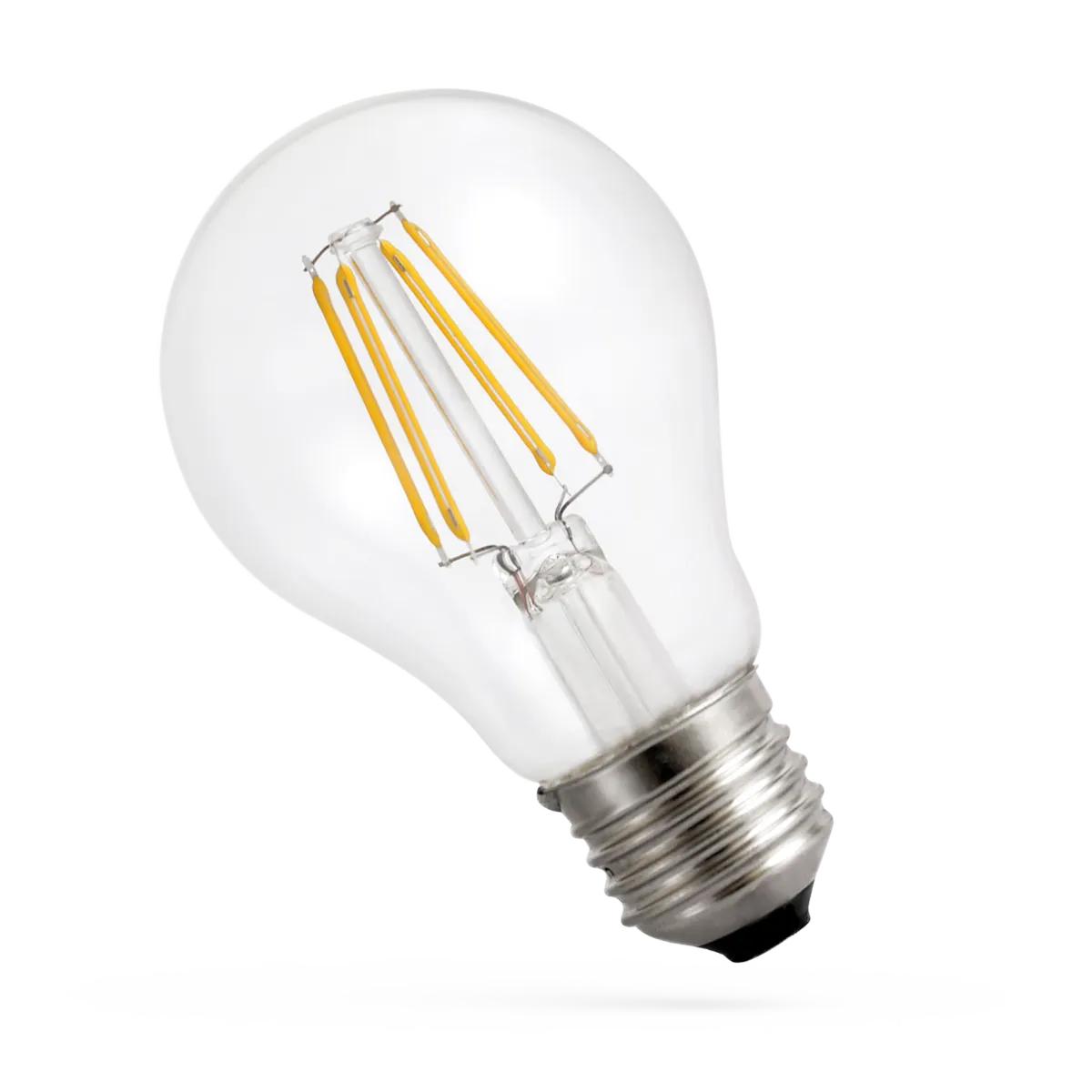 LED Filament Glühlampe, E27, 230V, 7W, 1800K - ultra warmweiß, klar