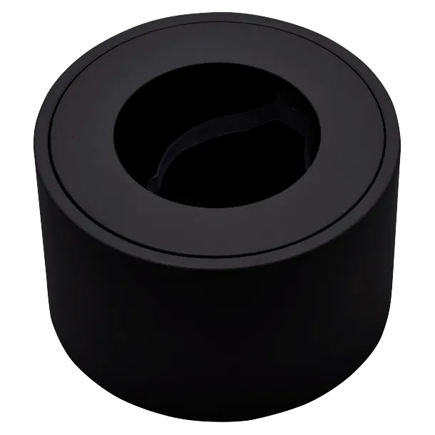 Aufbaurahmen McShine "KL-44" rund, schwarz, ØxH 80x50mm, IP44