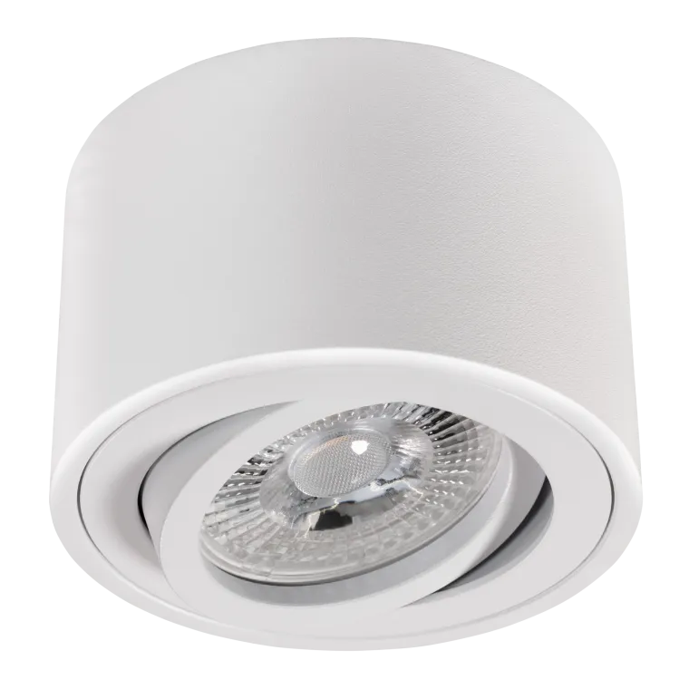 LED-Aufbauleuchte McShine, 5W, 400Lumen, 3000K, ØxH 80x50mm