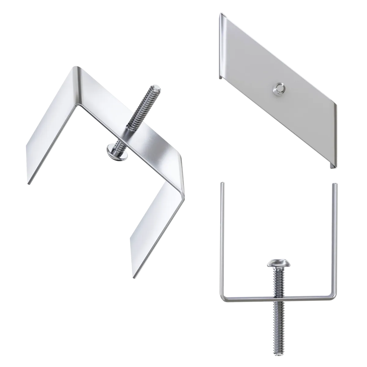 Unterputz-Montageclip "SPS", silber