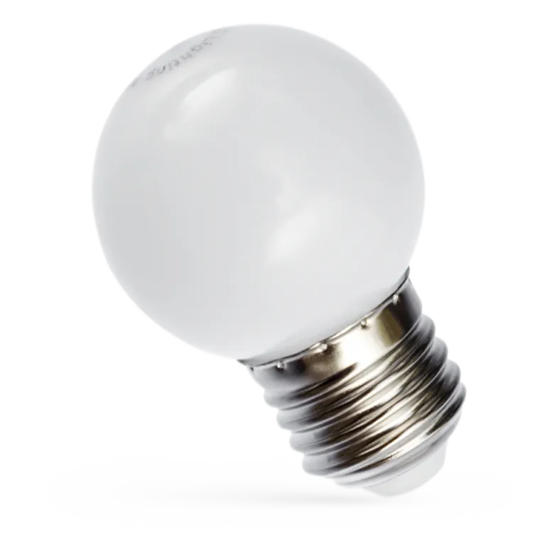 LED Tropfenlampe, E27, 6000K, 1W, 55lm, 230V, 270°, tageslichtweiß
