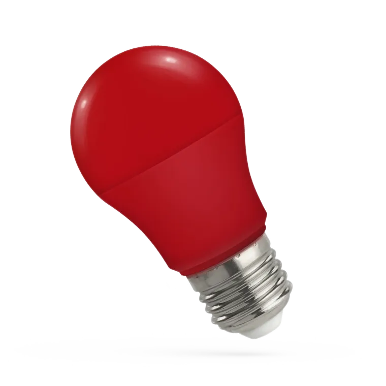 LED-Glühlampe, E27, 230V, 4,9W, 270°, rot