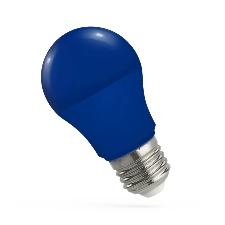 LED-Glühlampe, E27, 230V, 4,9W, 270°, blau