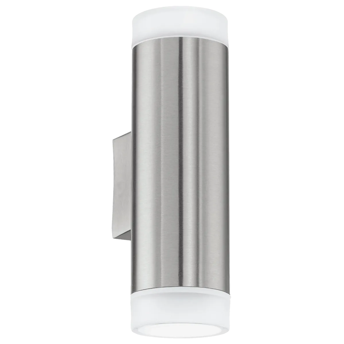 Wandleuchte EGLO "Riga-LED", Edelstahl/Kunststoff,satiniert, GU10, 4000K, 2x2,8W