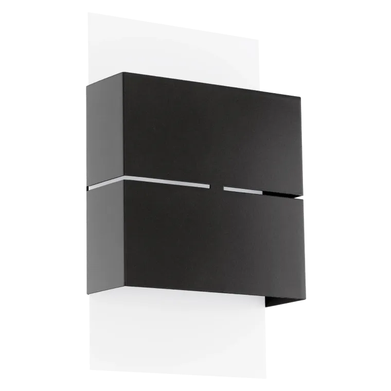 Wandleuchte EGLO "Kibea", LED,Stahl, weiß/anthrazit, 3000K, 2x2,5W, 26x15cm