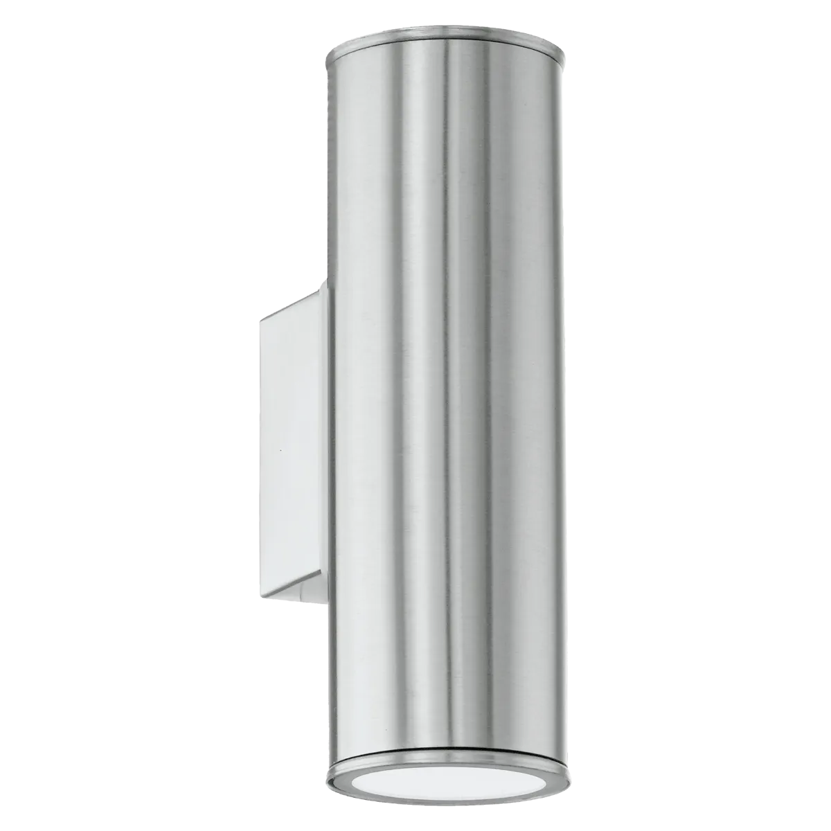 Wandleuchte EGLO "Riga", GU10, Edelstahl, 2x2,8W, 20x65cm