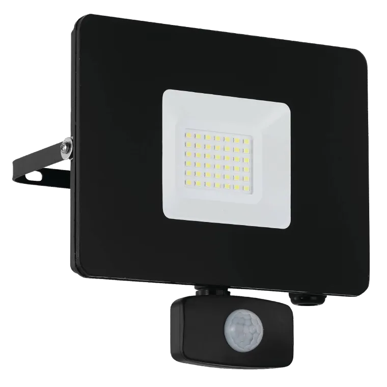 Wandleuchte EGLO "Faedo 3", LED, 31W, Alu, 5000K, 3400lm, mit Sensor