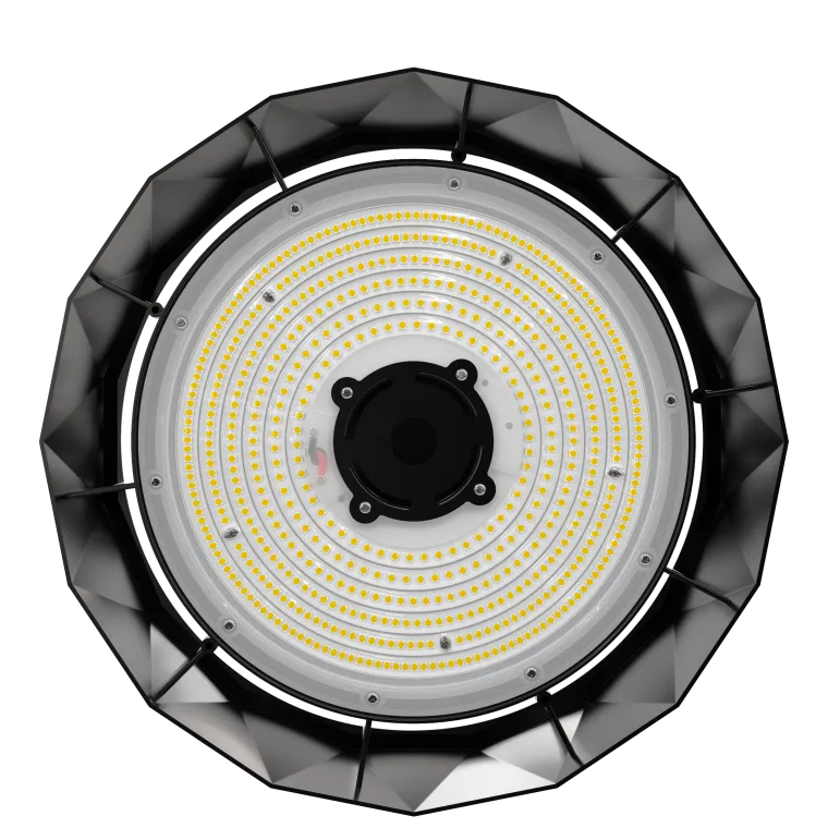 LED-Hallenstrahler EINLICHT "UFO-Diamond" 100W, 13.000lm, 4000K, IP65, IK08, 120°, Aluminium