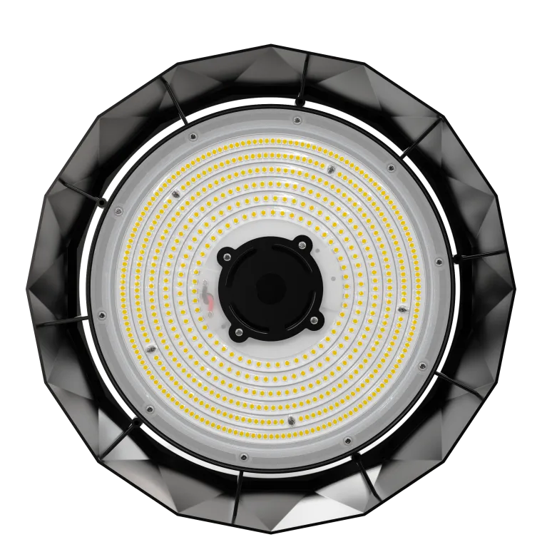 LED-Hallenstrahler EINLICHT "UFO-Diamond" 150W, 19.500lm, 4000K, IP65, IK08, 90°