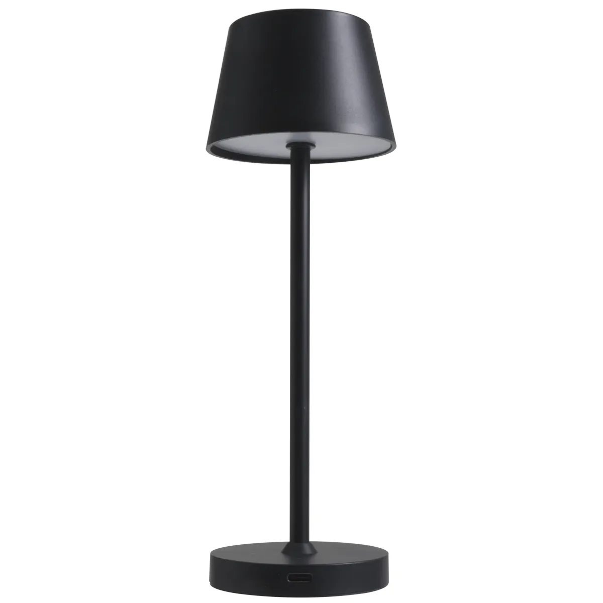 LED-Tischleuchte ROLF KERN „Club Nano“ 21cm, schwarz, Akku, dimmbar