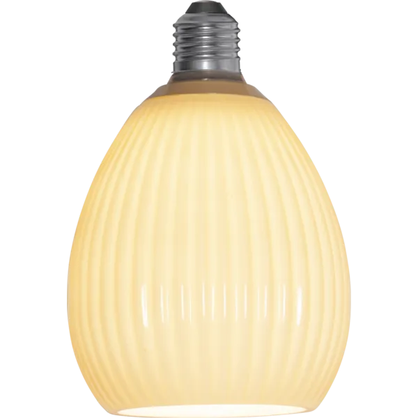 LED-Lampe "Dream", beige, step-dimmbar, E27, 3000K, 210lm, 3,5W