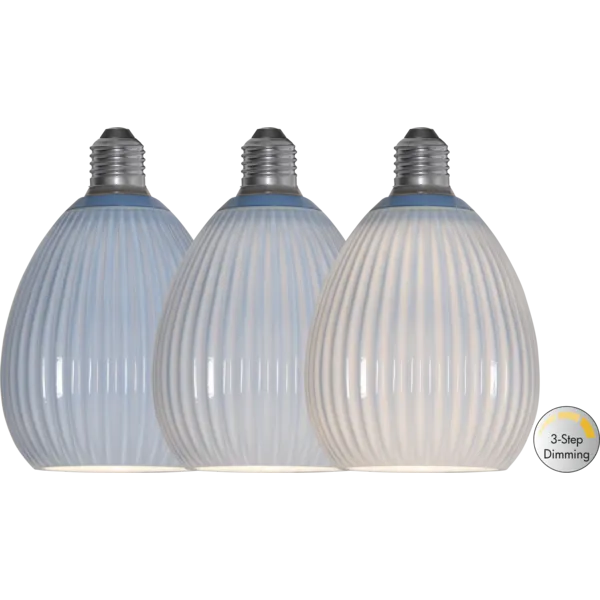 LED-Lampe "Dream", blau, step-dimmbar, E27, 3000K, 210lm, 3,5W
