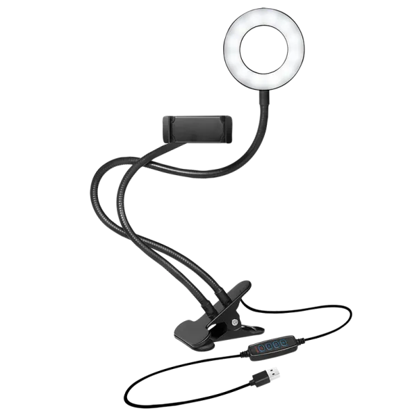 Smartphone-Ringlicht-Klemmhalterung, Ø 8,5 cm