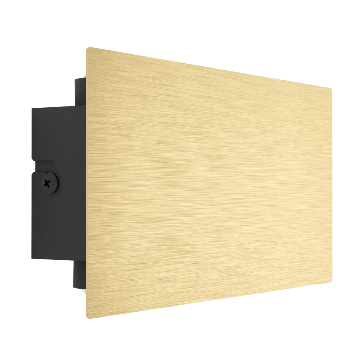 Wandleuchte EGLO "Talamello", LED, Aluminium, gold gebürstet, rechteckig
