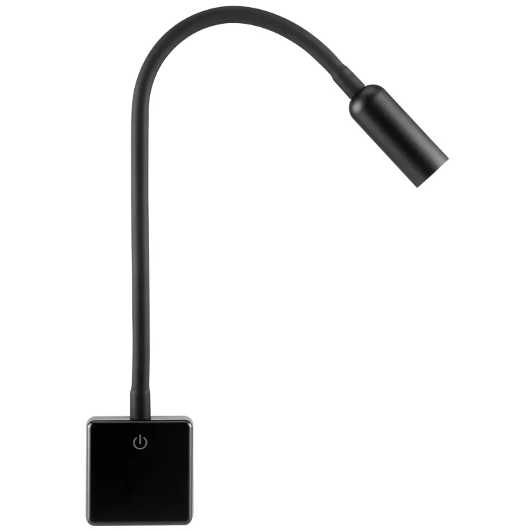 LED-Steckdosenleuchte EINLICHT "Punkt" 4W, 260lm, step-dimmbar, warmweiß, schwarz
