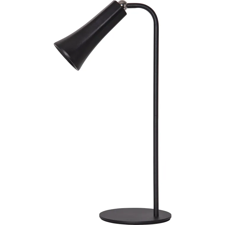 LED-Tischleuchte "Functional", schwarz, Metall, dimmbar, Standfuß