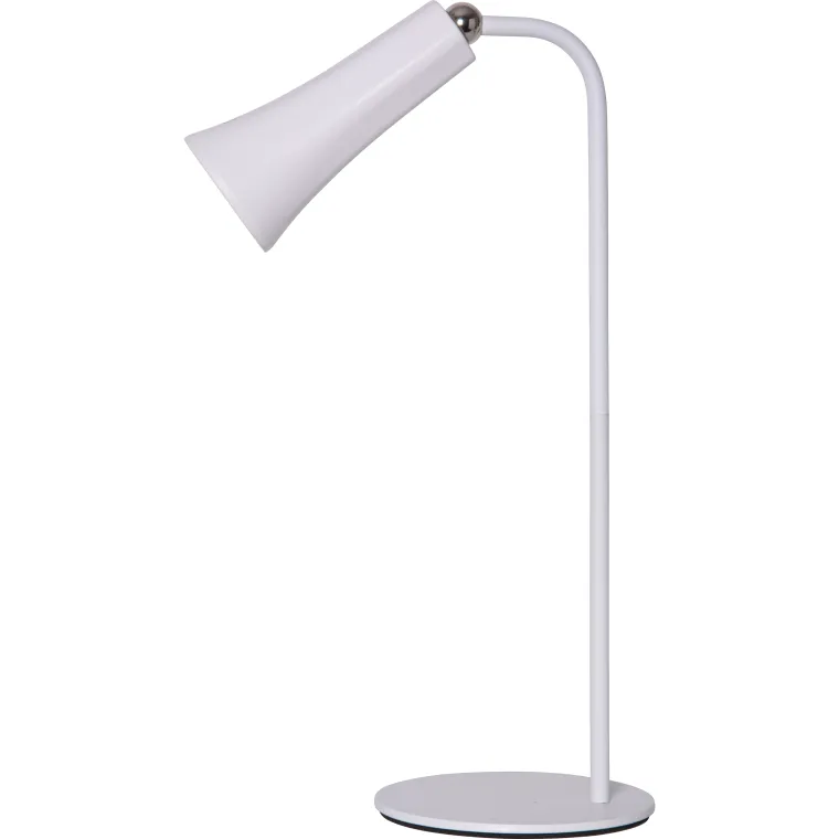 LED-Tischleuchte "Functional", weiß, Metall, dimmbar, Standfuß