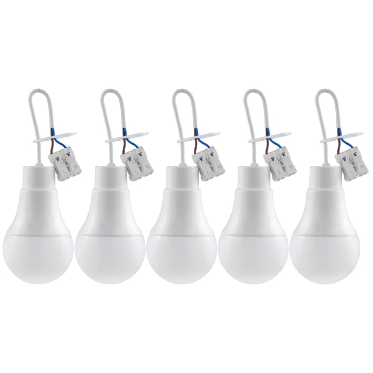 LED-Renovierleuchte McShine "LR-9" 9W, 900lm, 4000K, 19cm Kabel, 5er-Pack