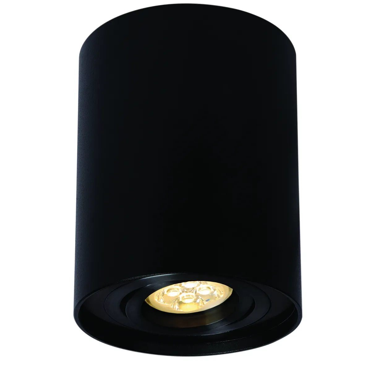 Aufbaurahmen "Chloe", GU10, schwenkbar, schwarz, 94x125mm