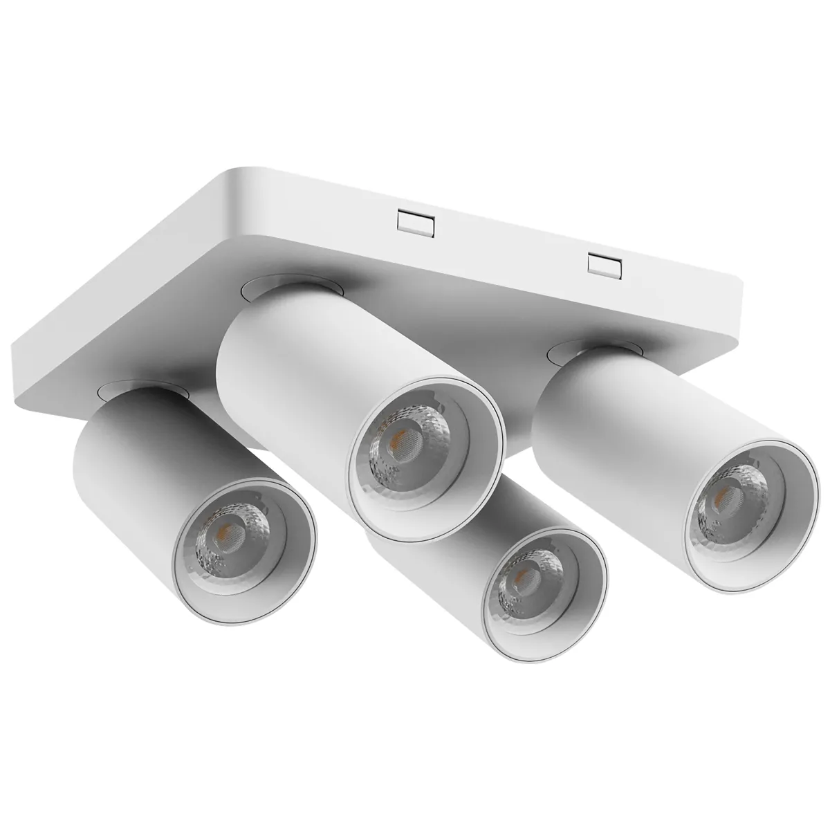 Deckenleuchte "MADARA ALTRO SQUARE", 4x GU10, 250V, IP20, weiß