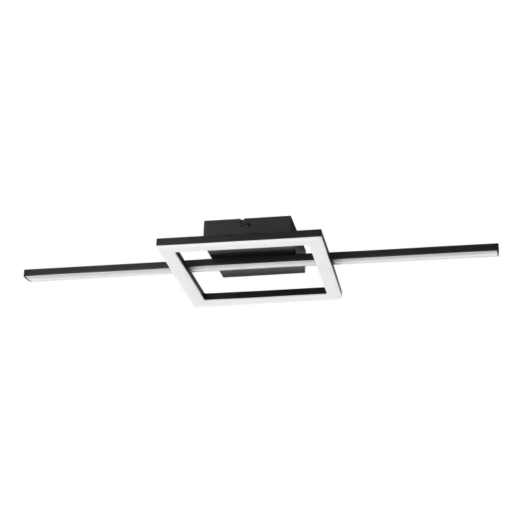 Deckenleuchte EGLO "Agostino", LED, 19,5W, 2600lm, 2700K/4000K/6500K, schwarz/weiß