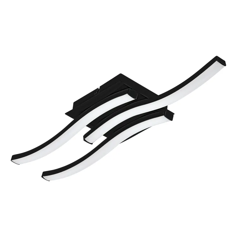 Deckenleuchte EGLO "Cabezas-E", LED, 14,1W, 1800lm, 4000K, schwarz/weiß, 43,5x11x7,5cm