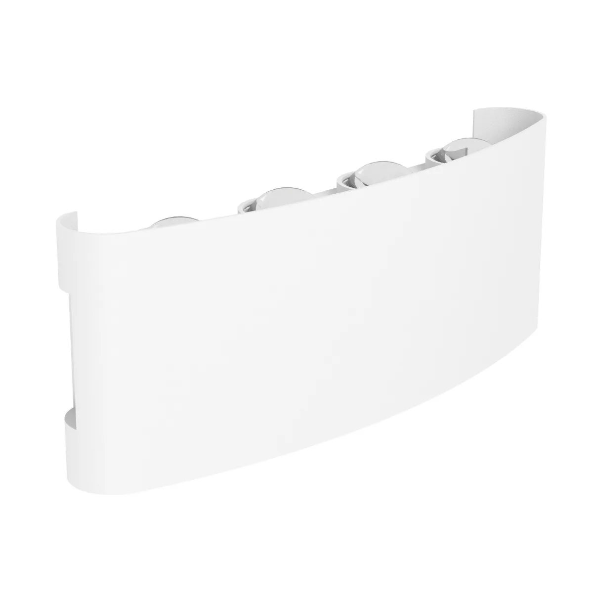 Wandleuchte EGLO "Cosolenzo-E", LED, Alu/Kunststoff, weiß/milky, 22x4,5cm