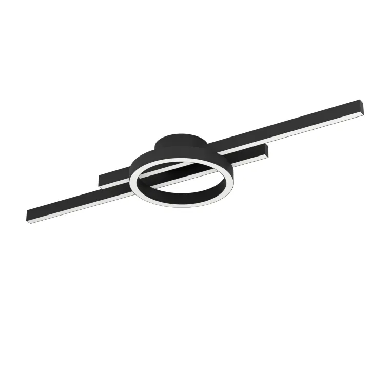 Deckenleuchte EGLO "Gambulaga", LED, 23,5W, 2850lm, 2700-6500, schwarz/weiß
