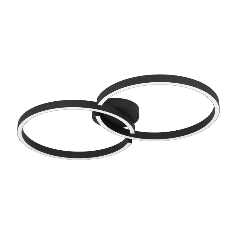 Deckenleuchte EGLO "Gambulaga", LED, 19,5W, 2400lm, 2700-6500K, schwarz/weiß