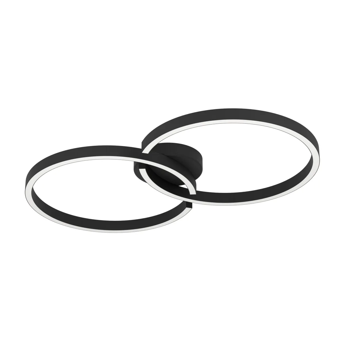 Deckenleuchte EGLO "Gambulaga", LED, 19,5W, 2400lm, 2700-6500K, schwarz/weiß