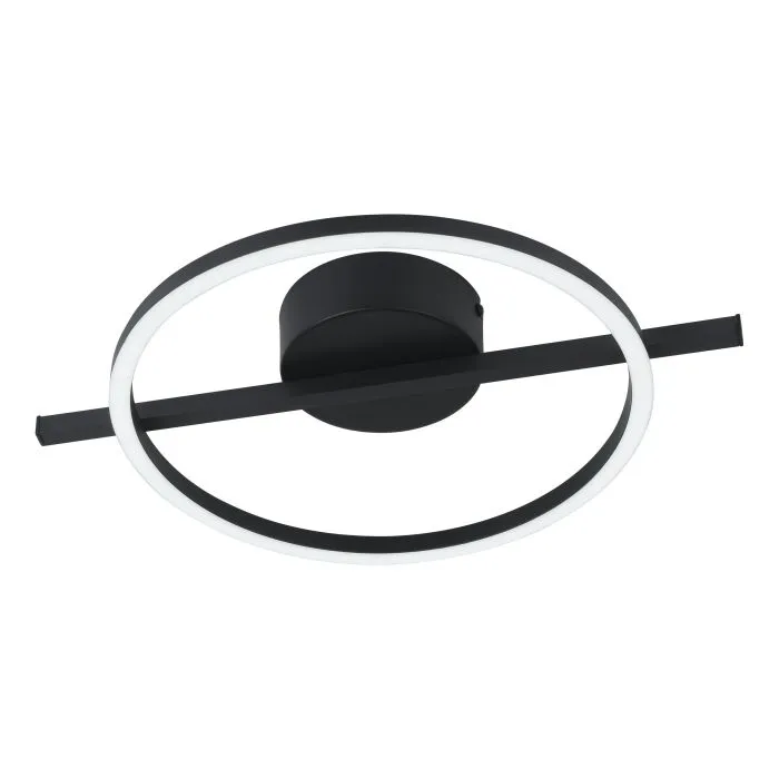 Deckenleuchte EGLO "Gambulaga 1", LED, 17W, 1900lm, 2700-6500K, schwarz/weiß