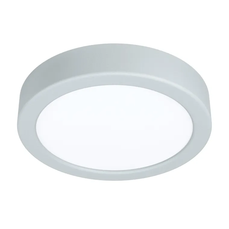 Aufbauleuchte EGLO "Idun", LED, 9,5W, 1200lm, 4000K, silber/weiß, 3xØ17cm