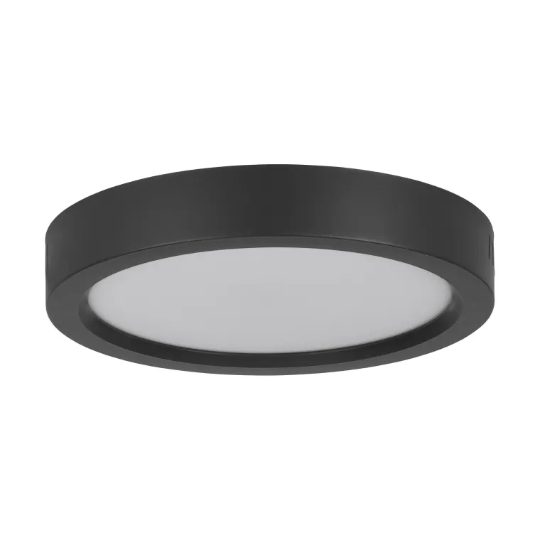 Aufbauleuchte EGLO "Idun-E", LED, 14W, 1600lm, 4000K, schwarz/weiß, 3,1xØ21cm