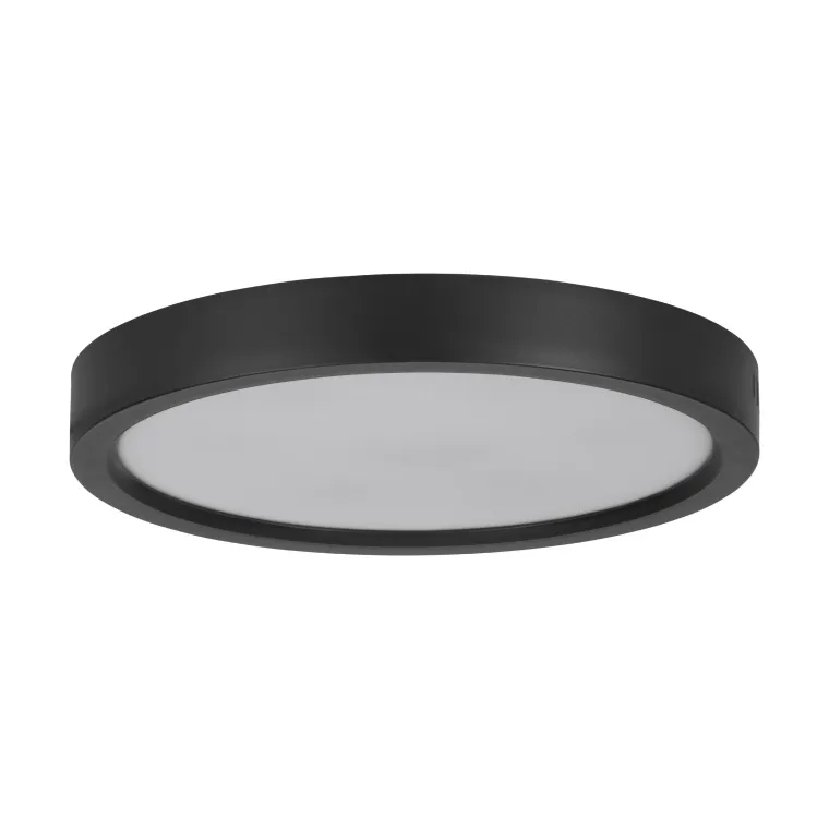 Aufbauleuchte EGLO "Idun-E", LED, 17W, 2000lm, 4000K, schwarz/weiß, 3,1xØ28,5cm