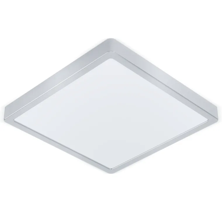 Aufbauleuchte EGLO "Molay", LED, 20,5W, 2400lm, 3000K, silber/weiß, 28,5x2,8cm