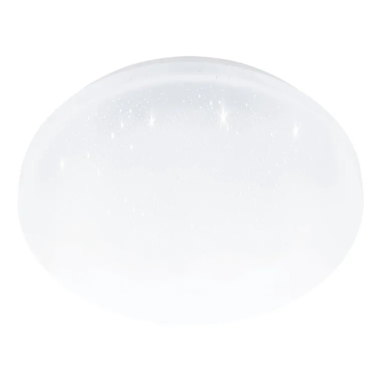 Deckenleuchte EGLO "Pogliola", LED, 12W, 1250lm, 3000K, Kristalleffekt, weiß