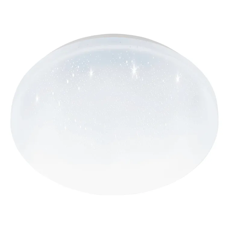 Deckenleuchte EGLO "Pogliola", LED, 8W, 800lm, 4000K, Kristalleffekt, weiß