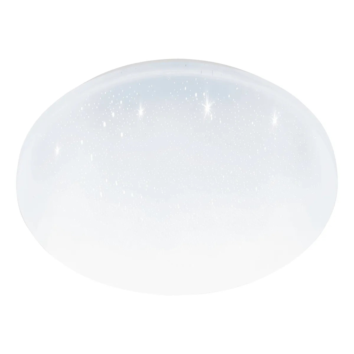 Deckenleuchte EGLO "Pogliola-E", LED, 18W, 1800lm, 4000K, Kristalleffekt, weiß