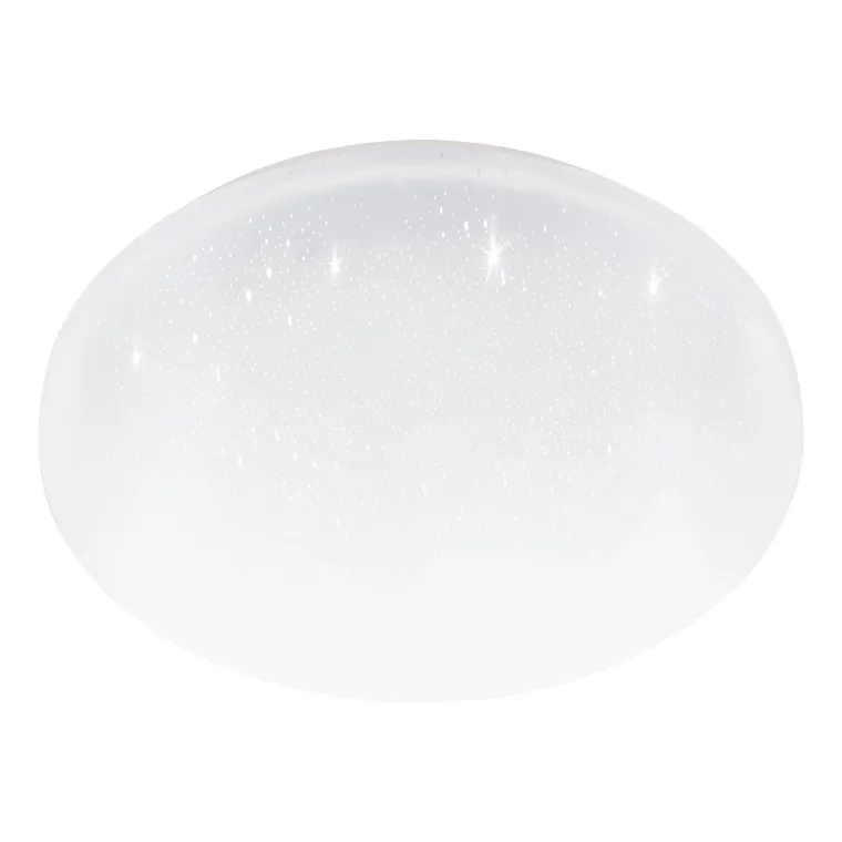 Deckenleuchte EGLO "Pogliola-S", LED, 15,6W, 1900lm, 4000K, Kristalleffekt, weiß