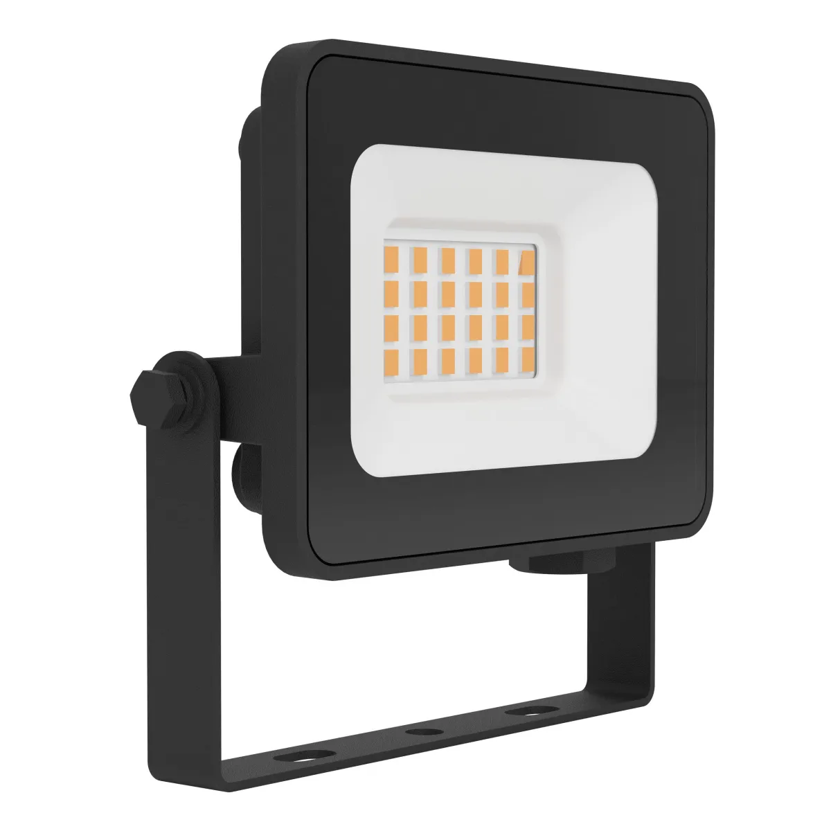 Strahler EGLO "Risacca-E", LED, 20W, 1800lm, 4000K, Alu/Glas, schwarz/klar