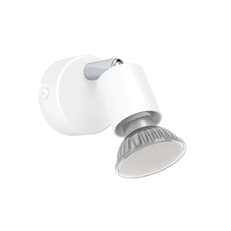 Spot EGLO "Stecci-E", LED, GU10, 1x5W, Stahl/Kunststoff, weiß, 6,5x7,5cm, Ø6cm