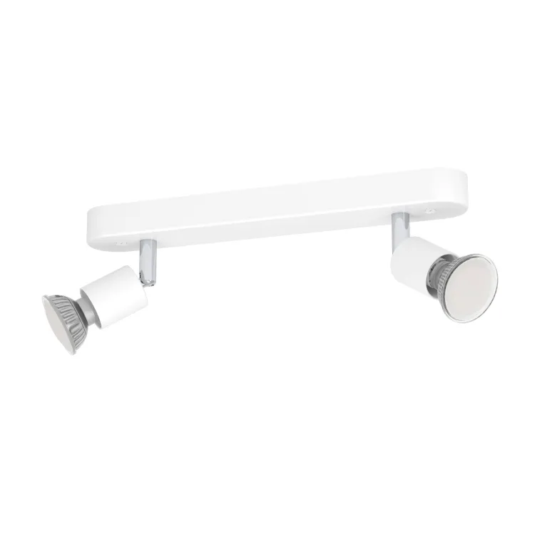 Spot EGLO "Stecci-E", LED, GU10, 2x5W, Stahl/Kunststoff, weiß, 30x4,5x7,5cm
