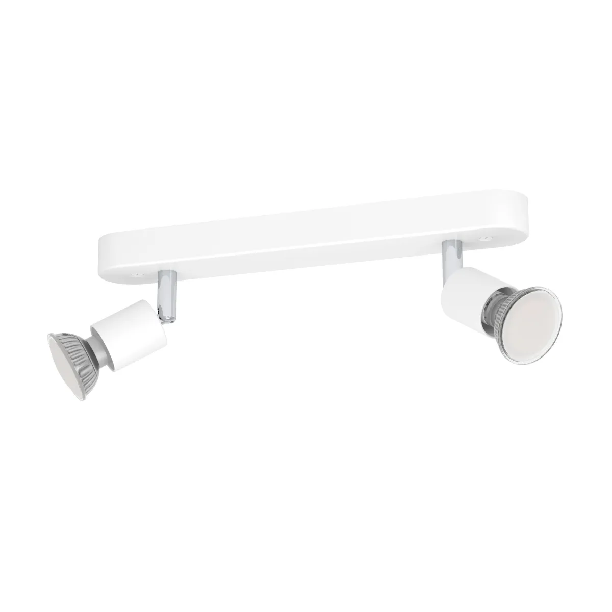 Spot EGLO "Stecci-E", LED, GU10, 2x5W, Stahl/Kunststoff, weiß, 30x4,5x7,5cm